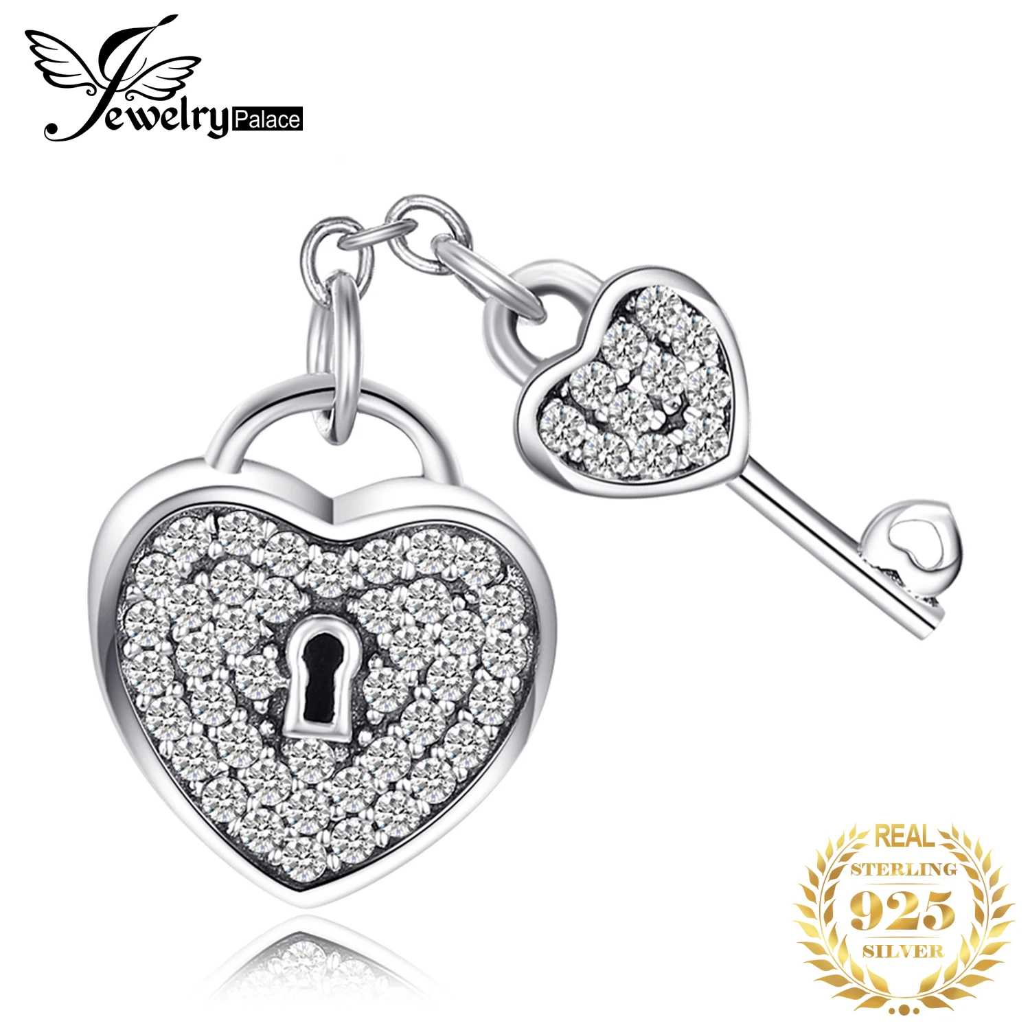 Jewelrypalace сердце lock жемчужный браслет 925 серебро | Украшения и аксессуары