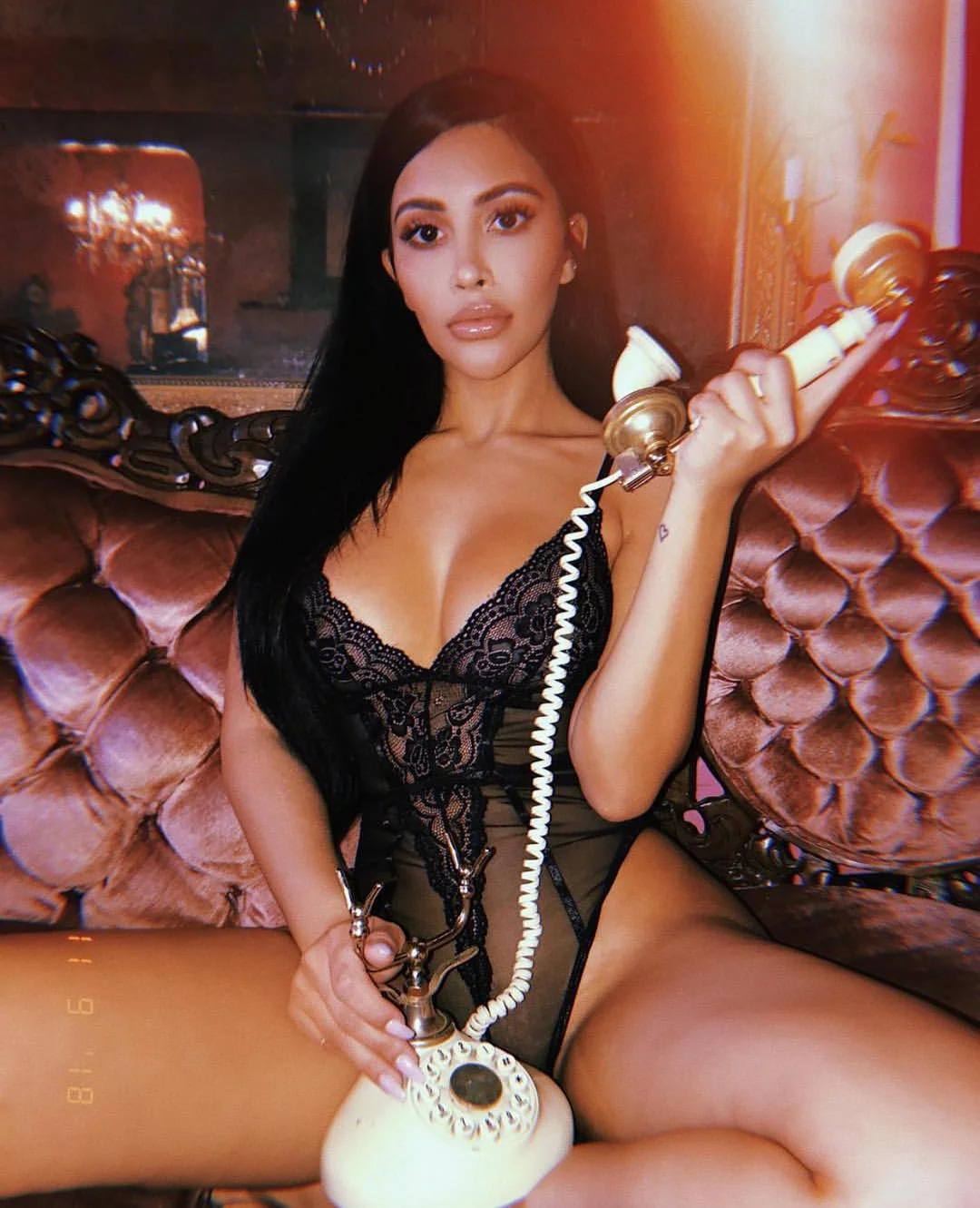 

Sexy Women Skinny Bodysuit New Style Lace Black Tank V-Neck Bandage Bodysuit