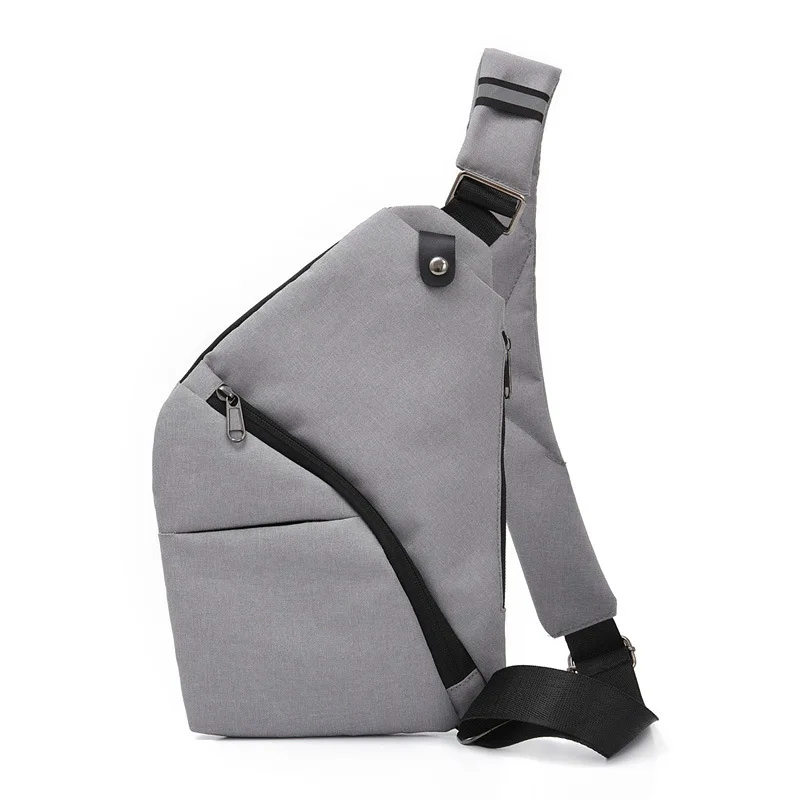 

New Style Storage Gun Pack Men Polyester Small Messenger Bag Shoulder Sports Waist Pack Waterproof Casual Body Hugging Shoulder
