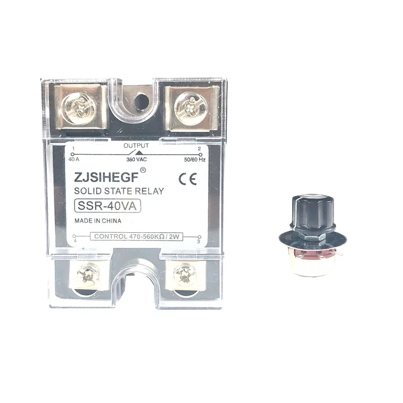 80A SSR 80VA регулятор напряжения твердотельного 25 ~ 480VAC 560/500/470 кОм для