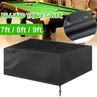 7ft 8ft 9ft Billiard Table Cover Waterproof Dustproof Mildew Resistant Cover Snooker Protector With Locking rope 1