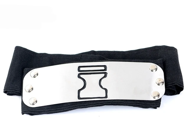 Anime Headband Leaf Village Logo Konoha Cosplay Costume Accessories black