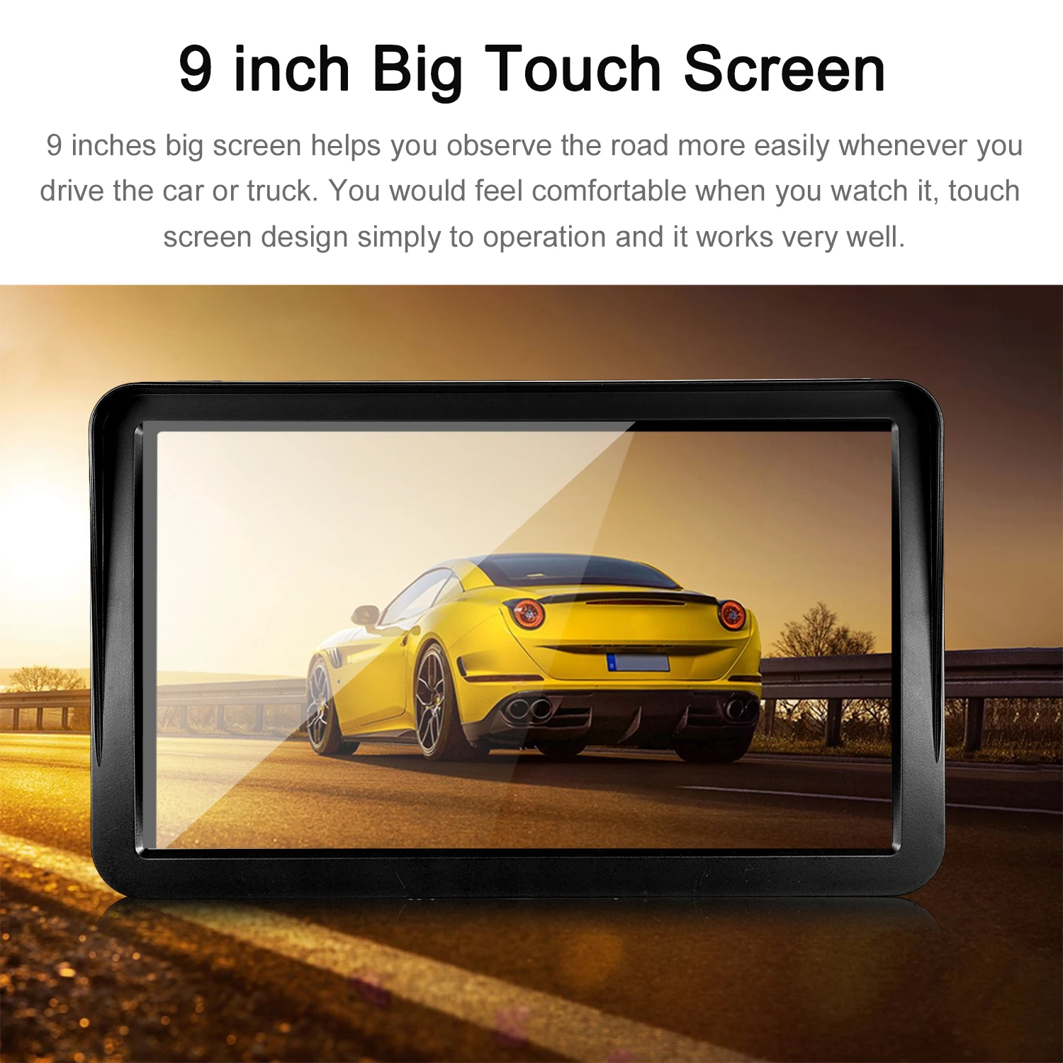 9 &quotHD сенсорный портативный GPS навигатор планшет навигация автомобильный