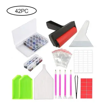 

DIY Diamond Painting Tools Set 5D Diamond Painting Cross Stitch Accessories Embroidery Pen Mosaic Glue Pen Kit Tweezers