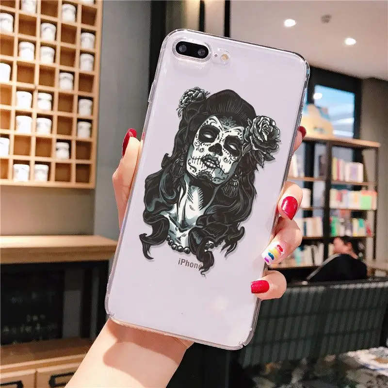 Mexican Skull Girl tattooed Art 