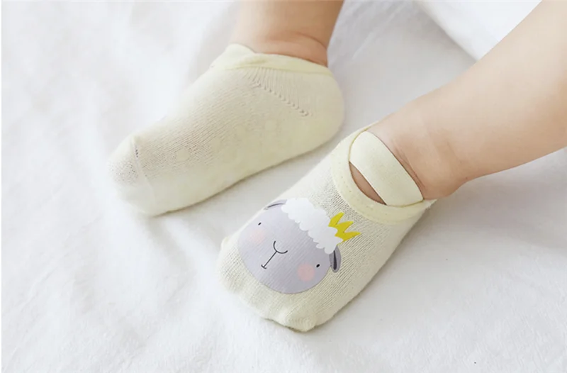 Non-slip Детские носки Демисезонный хлопковые носки для маленьких мальчиков и девочек носки-тапочки для Костюмы аксессуары