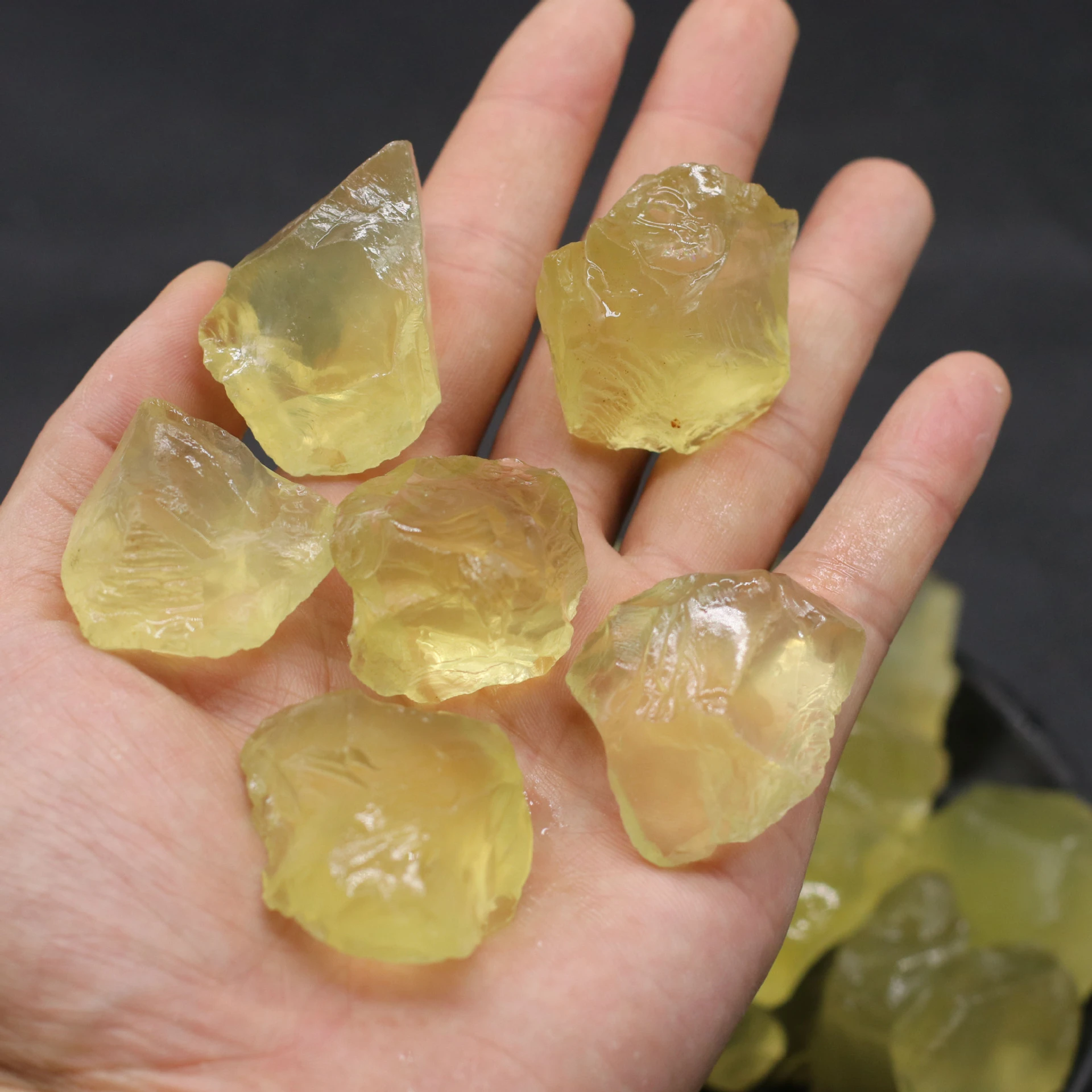 Natural Yellow Fluorite Crystal Stone Healing Quartz Ore Mineral Energy Stone Ornament Rock Mineral Specimen Diy Aromatherapy Stones Aliexpress