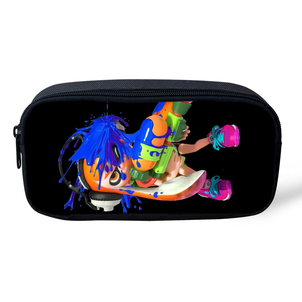 CDGX1162K Игра Splatoon 2 студента Школьный рюкзак, набор/комплект из 3 предметов для мальчиков и девочек с яркими рисунками из мультфильма про динозавров ортопедический рюкзак для малышей Детский блокнот портфель рюкзак - Цвет: CDGX1162K
