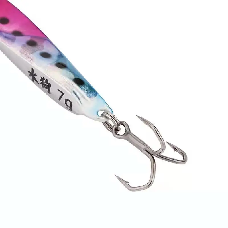 WAJAT Two metal lures per bag of winter baits 10g high speed 3d vibrating artificial baits