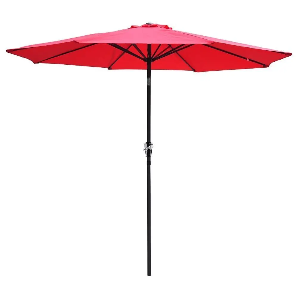 

Hand-cranking Style Waterproof Folding Sunshade Red