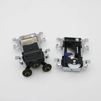 

sliding wardrobe door part top/bottom down Wheels/Runner/Guides kit side-mounted hanging sliding pulley open wheel for cabinet