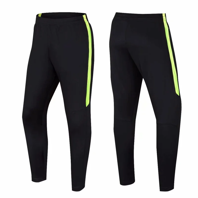 Men Kids Sports Running Pants Athletic Football Soccer Training Elasticity Legging Jogging Gym Trousers