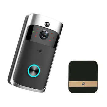 

M3 Portable Wireless Indoor Doorbell Receiver Adjustable Volume 52 Rings Smart Wifi Remote Control Home Doorbell Accessory