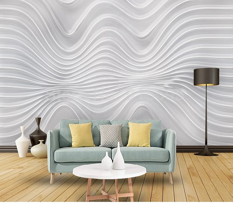 sala, Custom TV fundo, cobertura de parede, foto em relevo