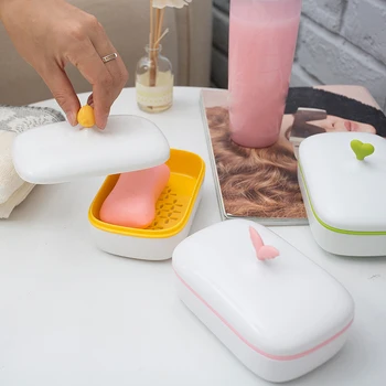 

1pcMini Portable Handy Bathroom Dish Plate Case Home Shower Outdoor Travel Hiking Holder Container Sealing Soap Box Bath Storage