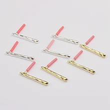 Zinc Alloy Golden Geometric Long Tip Earring Base Connectors Linkers 27mm 6pcs/lot For DIY Earrings Jewelry Accessories Zinc Alloy Golden Geometric Long Tip Earring Base Connectors Linkers 27mm 6pcs/lot For DIY Earrings Jewelry Accessories