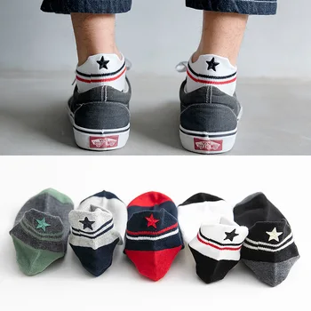 

Boat Sock Kawaii Women Cotton Fashion Adult Sox Elegant Casual Striped Socks Pentagram Autumn Novelty Female Trendy Calcetines