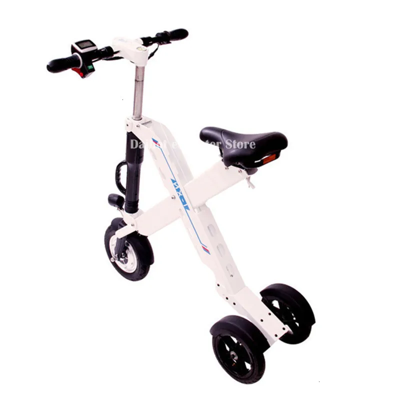 Daibot 3 Wheel Electric Scooter Mini Electric Bicycles 10 Inch 350W 36V Quick Foldable Portable Electric Bikes Adults Women (39)