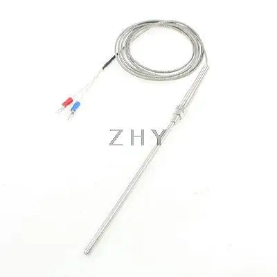 

5mm x 150mm Temperature Sensor Head K Type Thermocouple Probe 2M