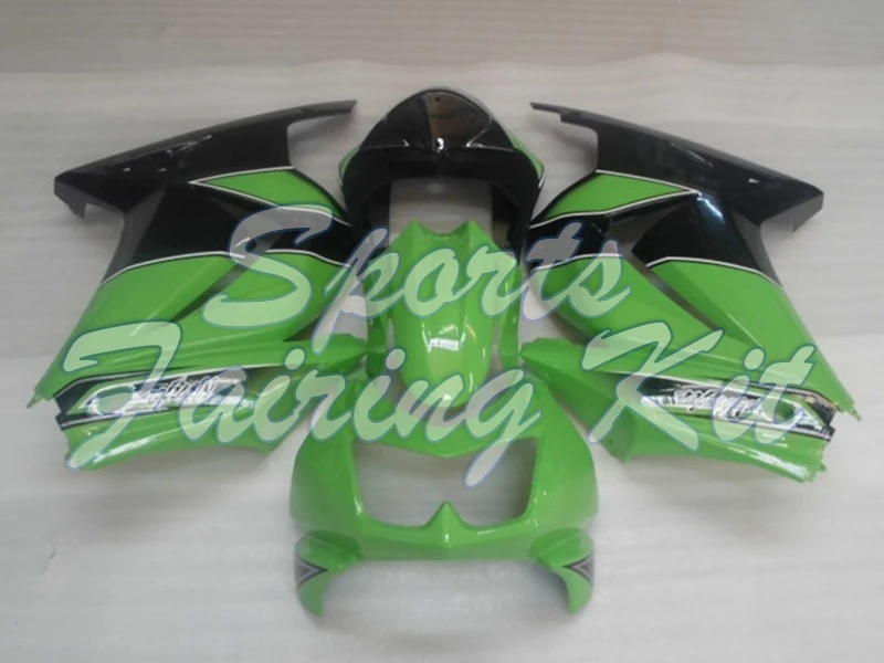 Полный комплект обтекателей для Kawasaki Zx250r 2008 2014 зеленый черный Ninja 250R 2013 полный