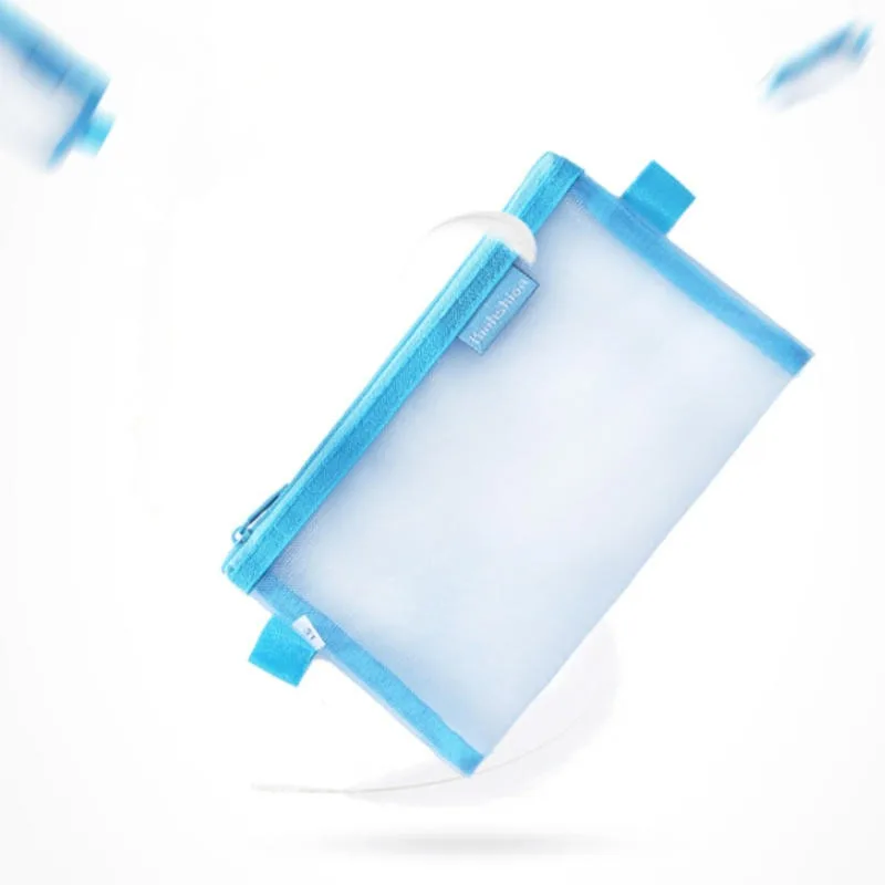Модный прозрачный сетчатый косметический портативный мешок на молнии для путешествий Хранение Кошелек косметический Органайзер Инструменты сумка для мытья