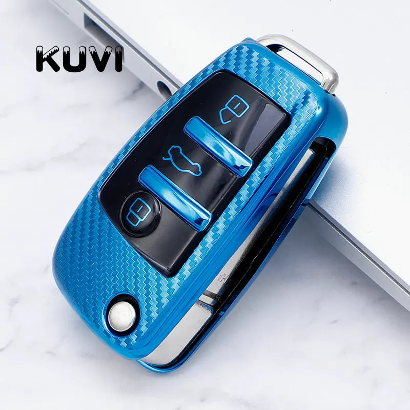 1 Coque Etui Clé Alfa Romeo Giulia Stelvio Original Bleu Montecarlocon