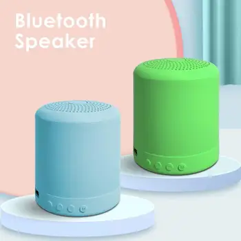 

Portable Mini Wireless Bluetooth Hands-free USB TF AUX FM Speaker Music Player Macaron Mini Bluetooth Speaker