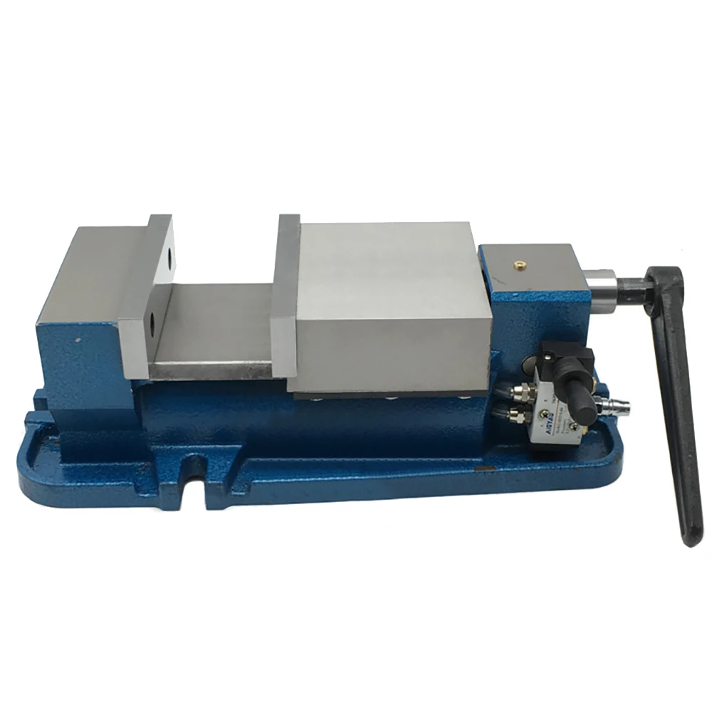

High Precision 6" Pneumatic Bench Vice Automatic Industrial Table Vise for CNC Center Milling Machine