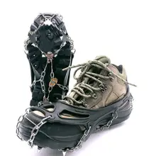 

1 Pair 19 Teeth Ice Crampons Winter Snow Boot Shoes Ice Gripper Anti-Skid Ice Spikes Snow Traction Cleats Outdoor Climb Crampons