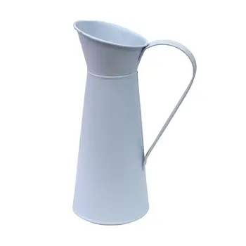 

1Pc Flower Pot Macetas Iron Pitcher Chic Safe Novel Durable Flower Arrangement Kettle Watering Can Dried Flower Vase Coffeeppot