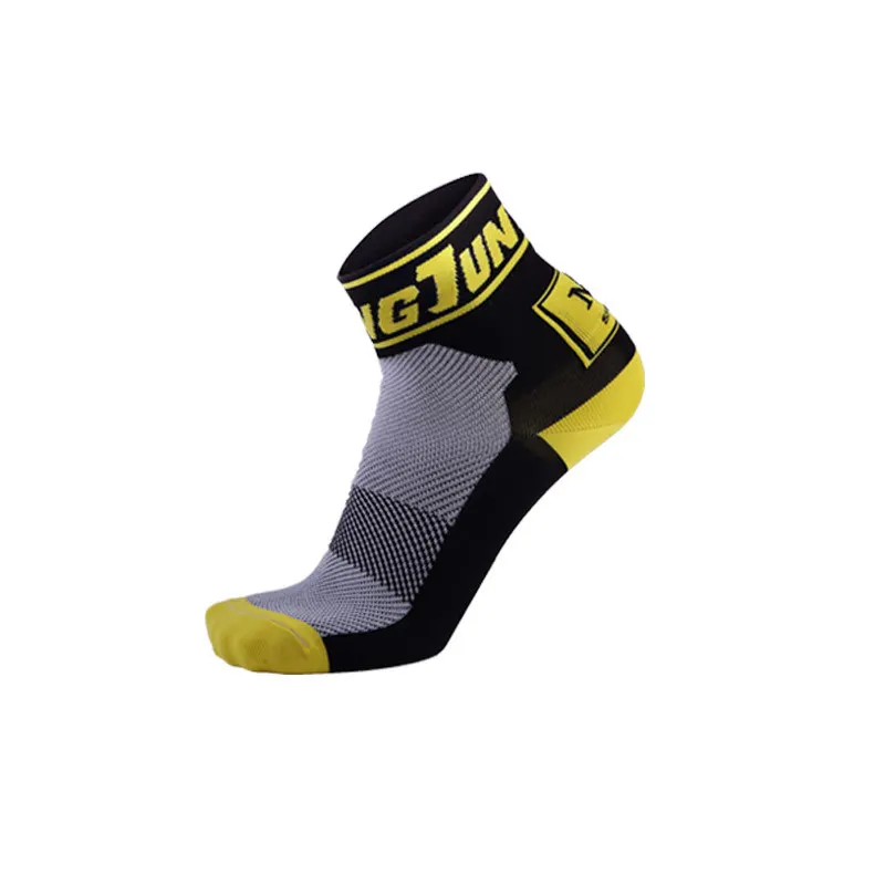 Носки для велоспорта, мужские носки для занятий спортом на открытом воздухе, износостойкая обувь для езды на велосипеде, носки для бега, баскетбола, Calzado Hombre, Плайя - Цвет: yellow