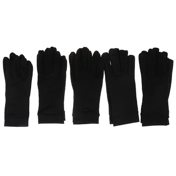 

1 Pair Copper fiber Therapy Compression Gloves Hand Arthritis Joint Pain Relief Half Full Finger Therapy Gloves For Womens Mens