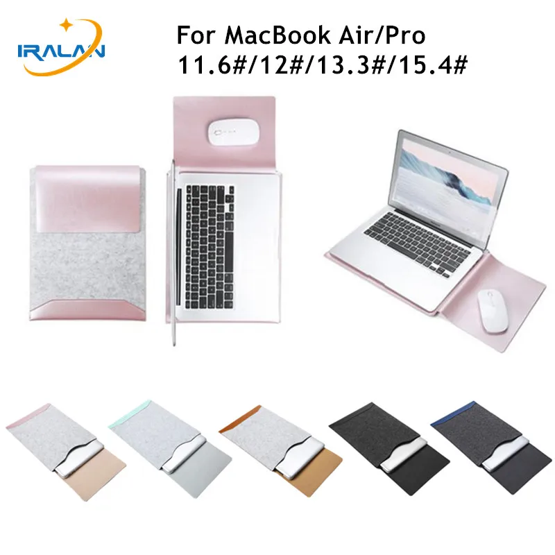 Новый модный коврик для мыши чехол ноутбука Xiaomi MacBook Air Pro 11 6 12 13 3 15 4 мягкий кожаный