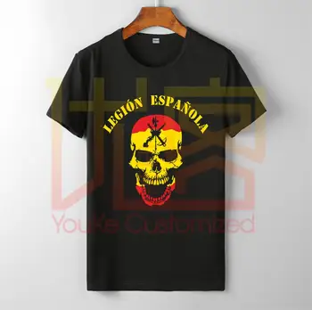 

Legion Espanola Viva La Muerta Spanish Legion Foreign - T Shirt Mens fashion Brand O-Neck 100% cotton custom printed T-Shirt