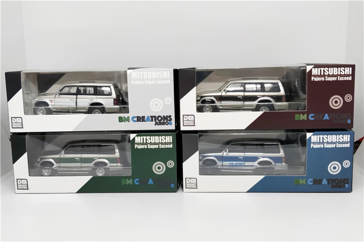 Модель автомобиля с литым давлением второго поколения Mitsubishi Pajeo 1:64|Наземный