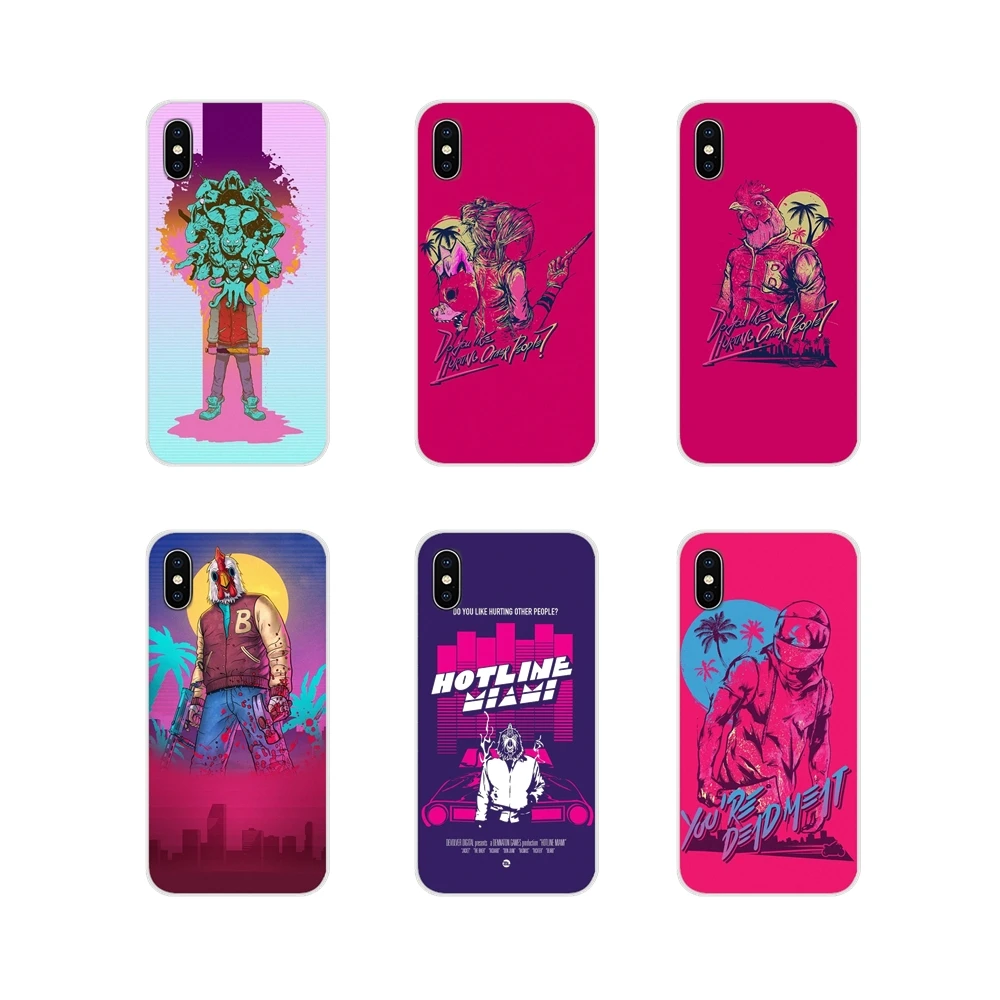 Аксессуары чехлы для телефонов Hotline Miami Samsung Galaxy S3 S4 S5 Mini S6 S7 Edge S8 S9 S10 Lite Plus Note 4 5 8 9 |