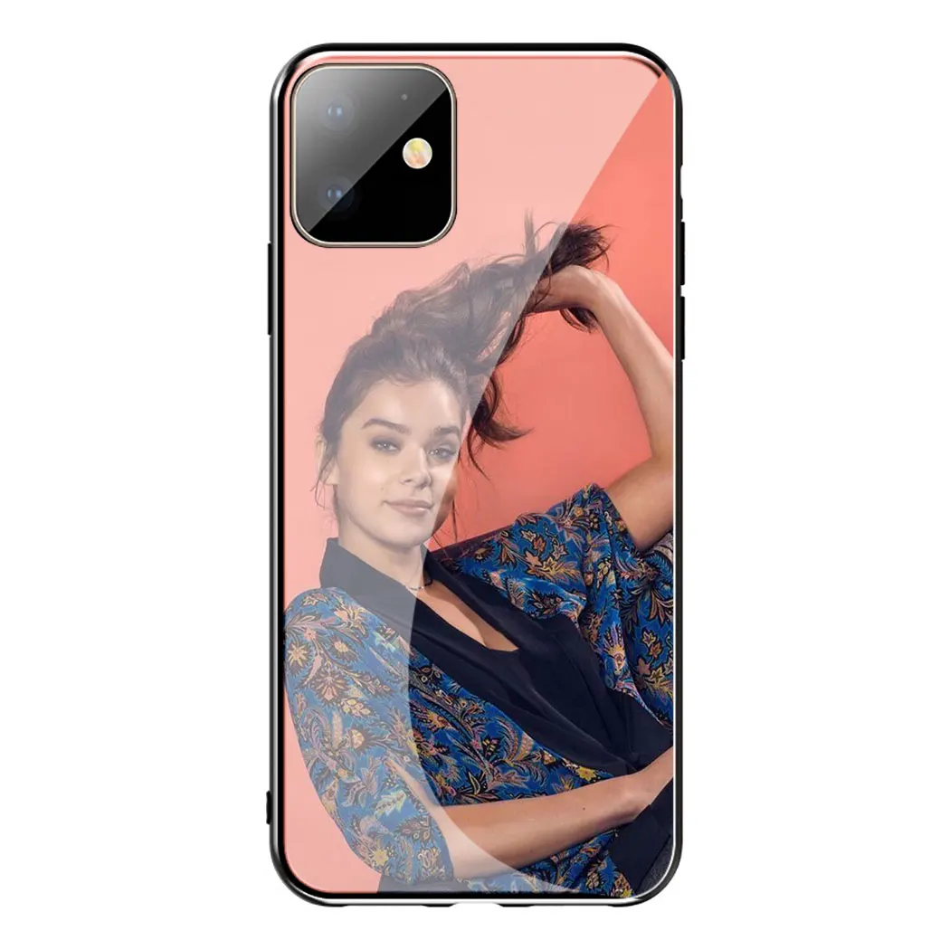 Hailee Steinfeld сексуальный чехол из закаленного стекла для телефона для Apple iPhone 11 Pro XS Max XR X 8 7 6S Plus 5S SE - Цвет: TG5