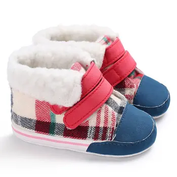 

958 Cute Soft Sole Baby Moccasins Canvas Child Shoes Comfortable Bootie Winter Warm Infant Toddler Crib Shoes