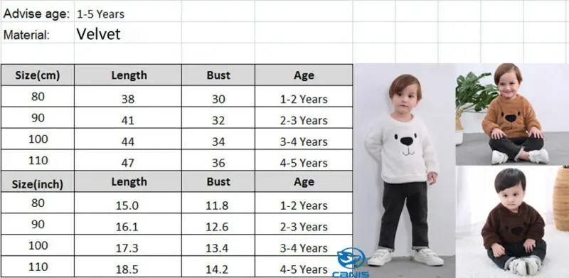 Милый свитер для малышей пуловер с животным принтом мальчиков и девочек топы