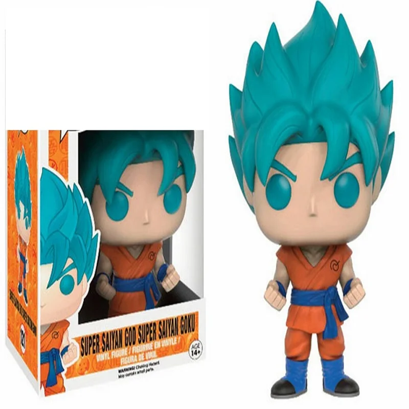 Japanese Anime Dragon Ball Super Saiyan God Goku 121 Vinyl Action Figure Collection Model Toys For Children Birthday Gift Action Figures Aliexpress