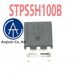 10pcs 100% orginal and new Schottky diode STPS5H100B silk screen S5H100 TO-252 in stock