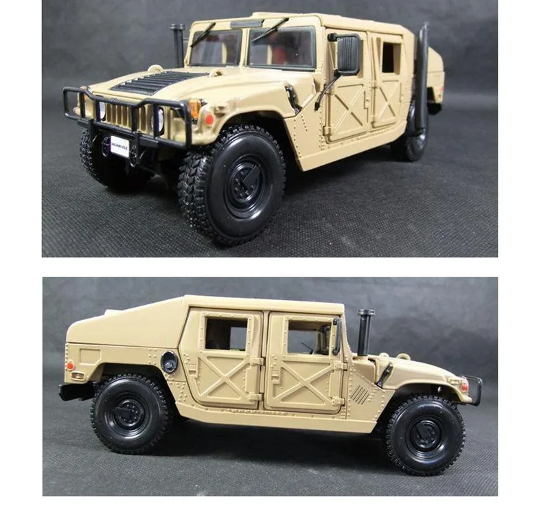 Maisto 1: 18 модель Хаммер металлический автомобиль Военная Униформа статическая модель игрушка для мальчиков автомобиля