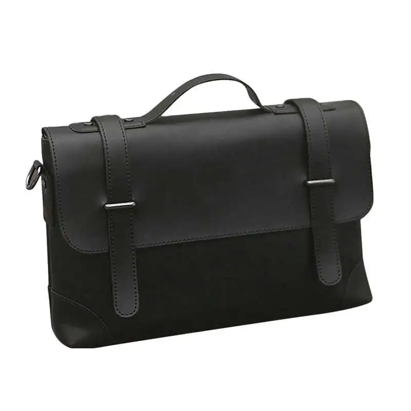 

Men Briefcase Casual Business Shoulder Bag Leather Messenger Satchel Bag