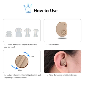 

AXON Digital Ear Hearing Aid Adjustable Invisible Sound Amplifier Enhancer ITC Volume Control Elderly Deaf Hearing Aid In Ear
