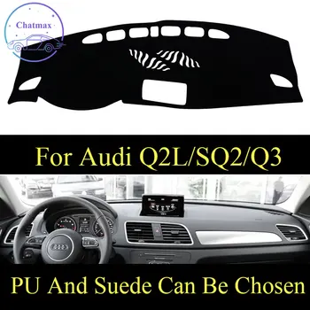 

Customize For Audi Q2L SQ2/Q3 2013-2021 Sportback Dashboard Console Cover PU Leather Suede Protector Sunshield Pad