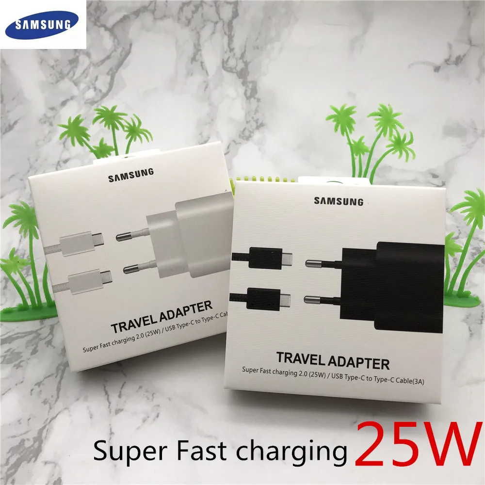 Samsung note 10 PRO 5G зарядное устройство 25 Вт ЕС супер адаптер питания для быстрой зарядки для samsung Galaxy note 10 s10 s10e a50 a70