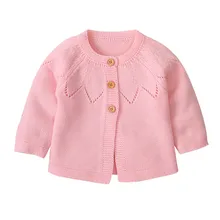 Модные свитеры для малышей для маленьких мальчиков кардиган для девочек вязаный свитер, вязаный пуловер Толстовка Одежда для малышей Прямая