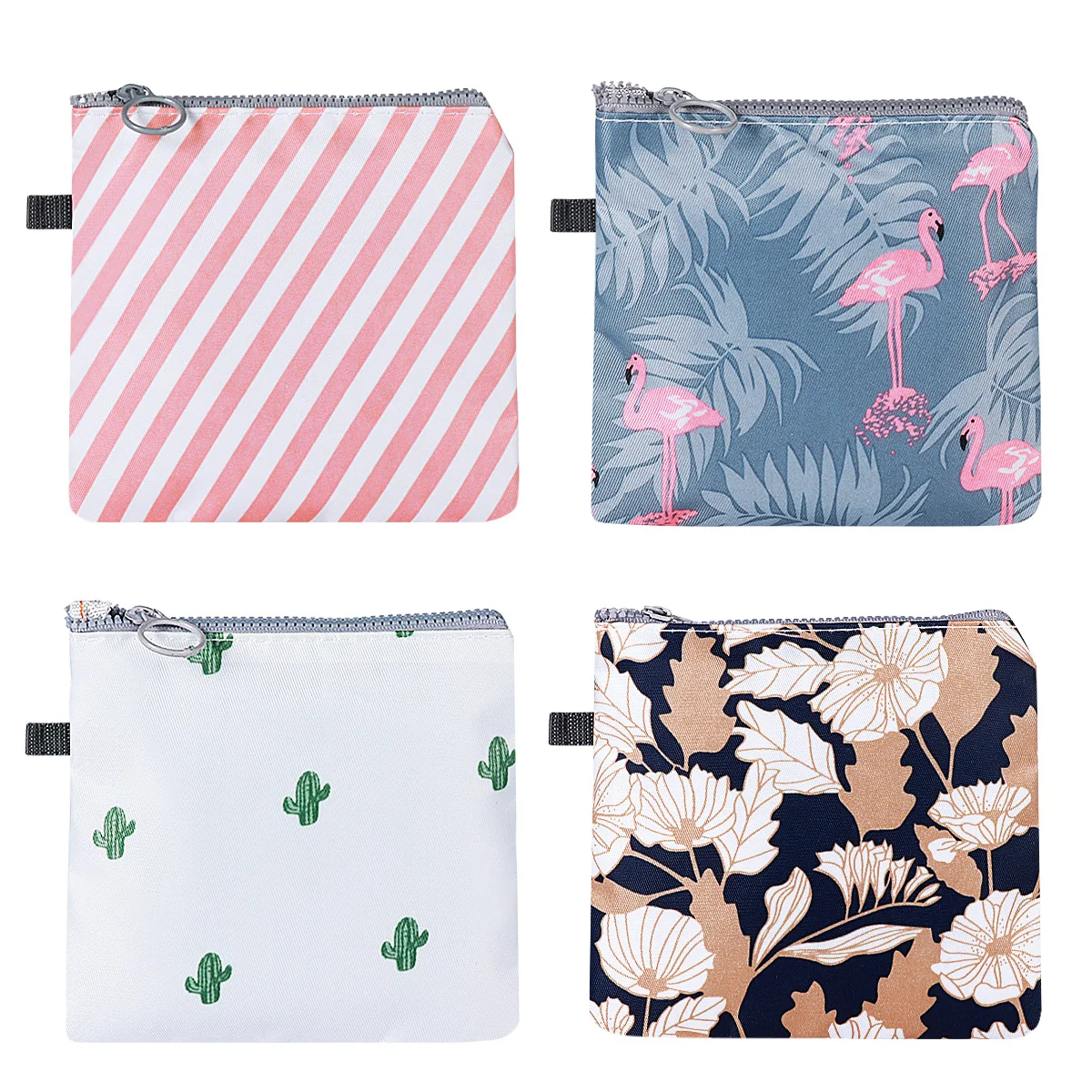 SUPVOX 4PCS Sanitary Bag Napkin Towel Storage Pad Pouch Credit Card Organizer Holder Washable Bags Case | Дом и сад