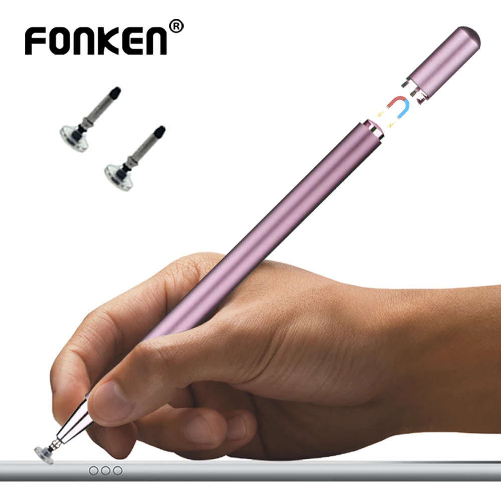 Stylus-Pen Capacitive-Pen Tablet Smartphone Touch FONKEN Drawing-Pen for with Sucker