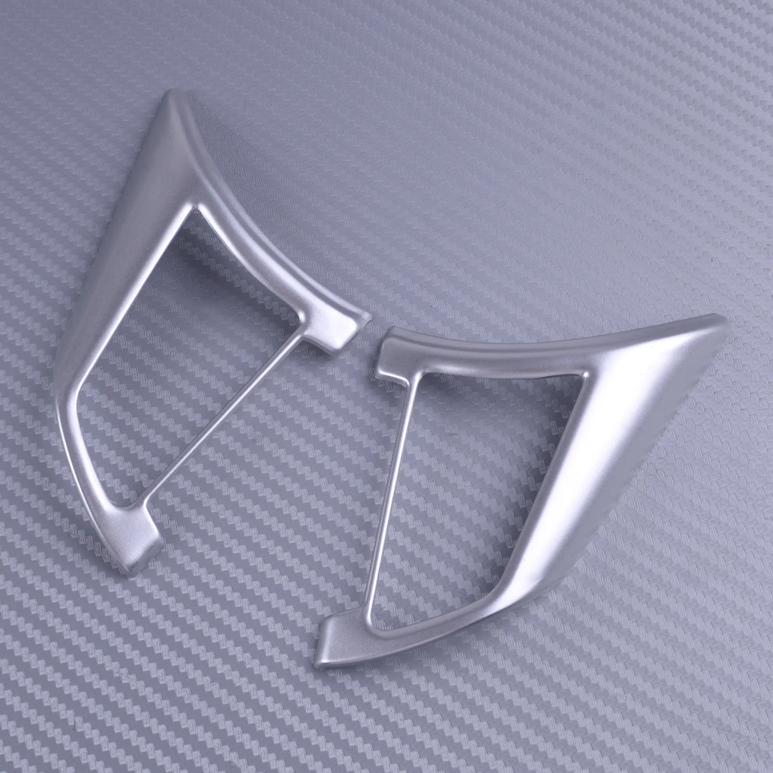

DWCX Interior Steering Wheel Button Trim Cover Car Styling Accessories Chrome ABS Fit for Nissan Kicks 2016 2017 2018 2019